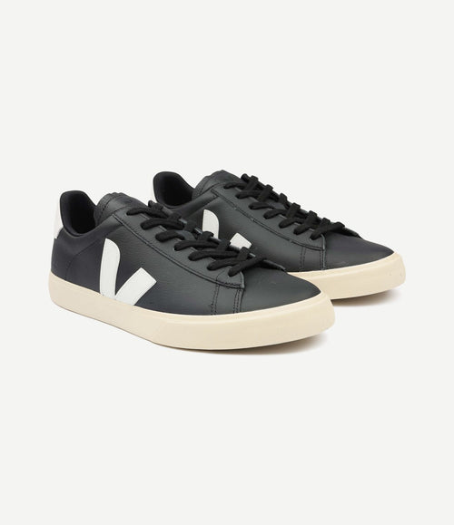 Sneakers campo wit zwart