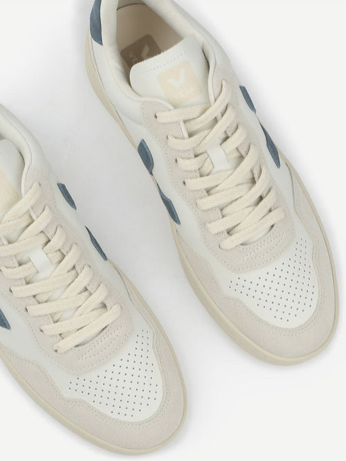 Veja sneakers v-90 wit/blauw
