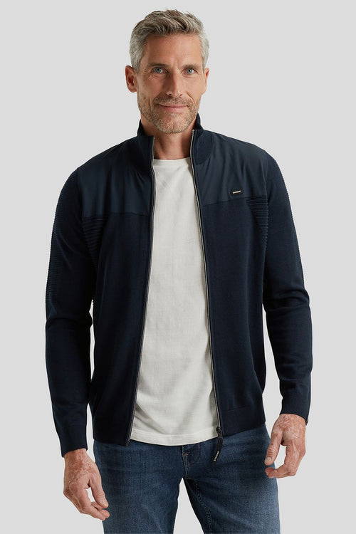 Vest modal donkerblauw