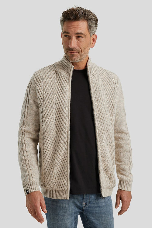 Vest wol blend ecru