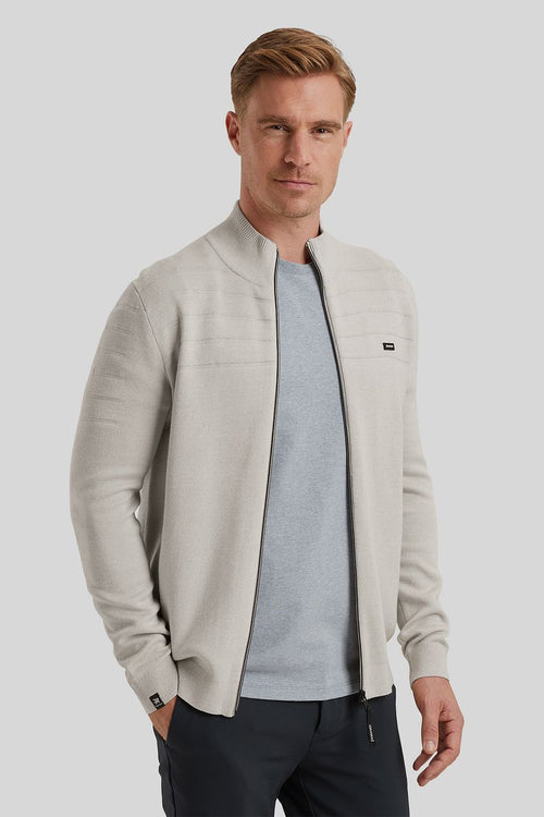 Vest katoen modal blend beige