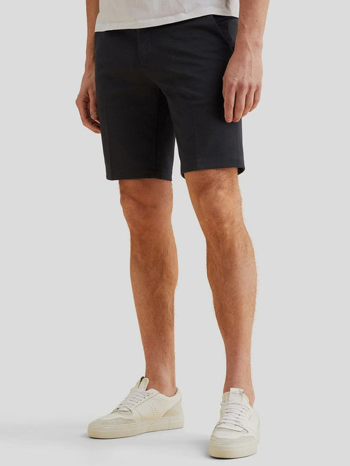 V11 short piqué donkerblauw