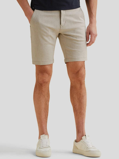V9 chino short ecru