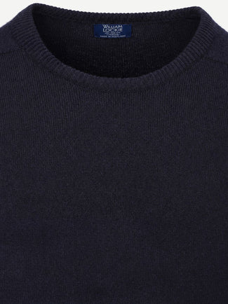 Lamswol donkerblauw
