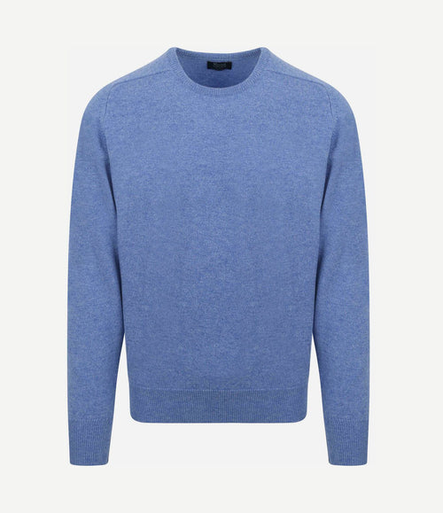 Lamswol surf blauw