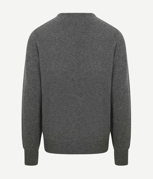 William Lockie o lamswol cliff grijs | Regular-fit