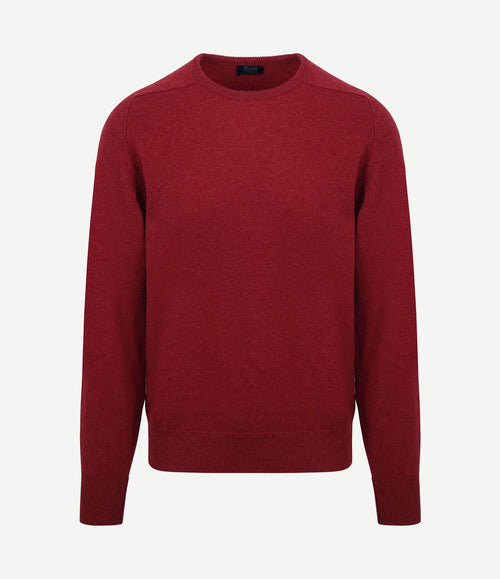 Pullover lamswol o poppy mellange