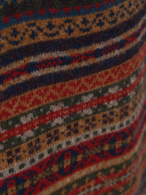 William Lockie spencer fairisle lamswol savannah bruin