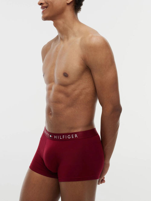 Boxer trunk (3-pack) donkerblauw/white/red
