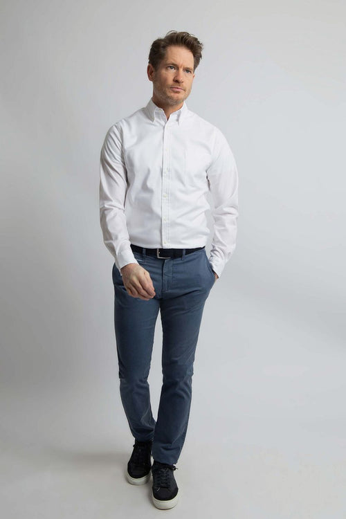 Overhemd twill wit