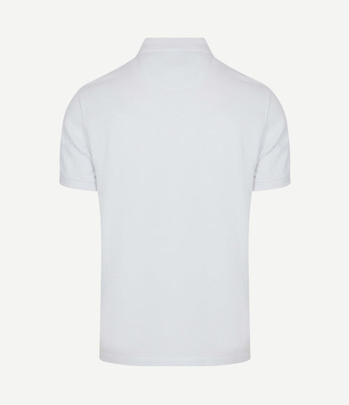 Polo piqué classic wit