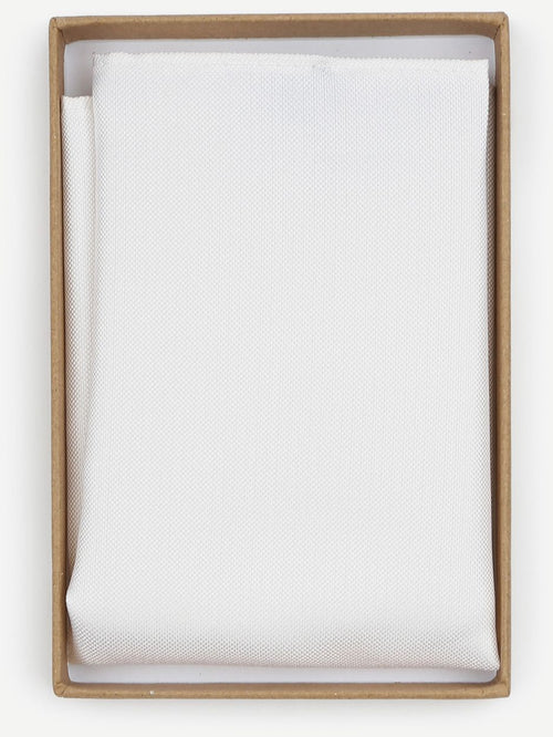 Suitable zijde pochet wit