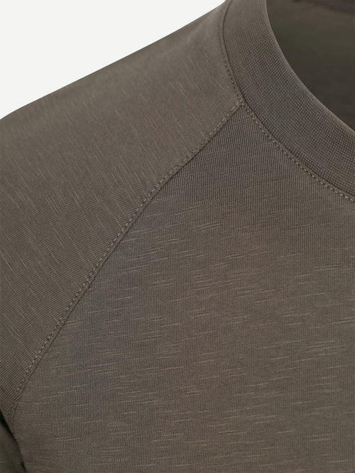 Marc o'polo longsleeve t-shirt copley bruin | Regular-fit