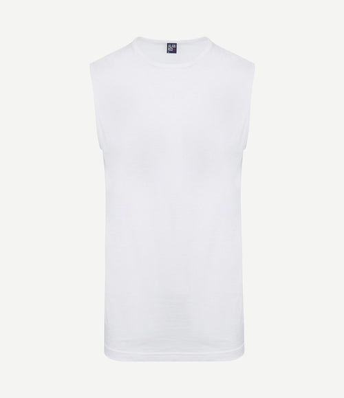 T-Montana singlet mouwloos wit (2-pack)