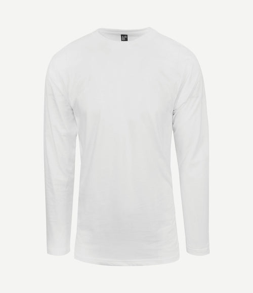 T-shirt Virginia wit longsleeve (2-pack)