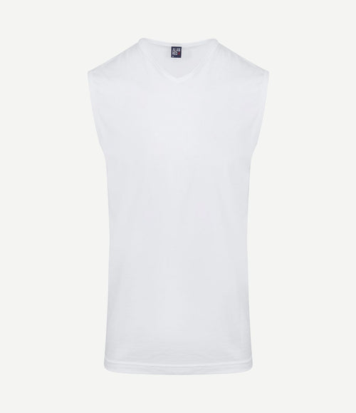 Minto singlet mouwloos wit (2-pack)