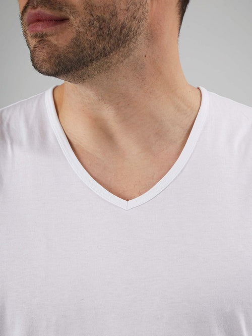 Viless t-shirt mouwloos wit (2-pack)