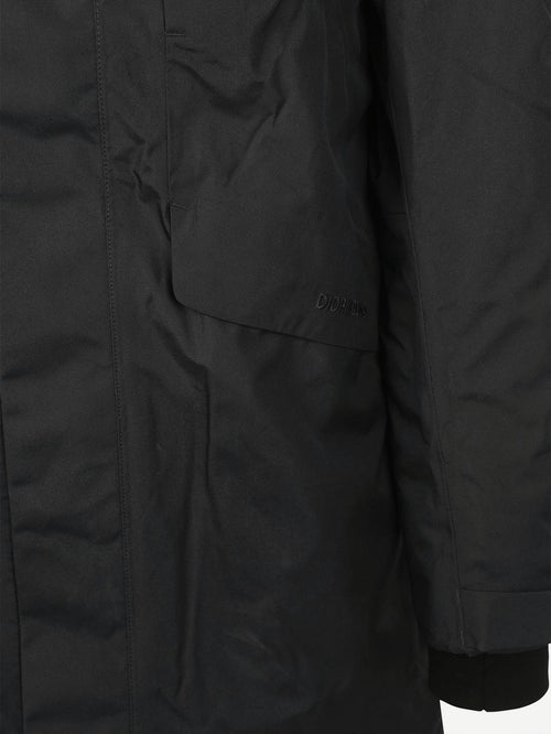 Didriksons parka kenny zwart | Regular-fit