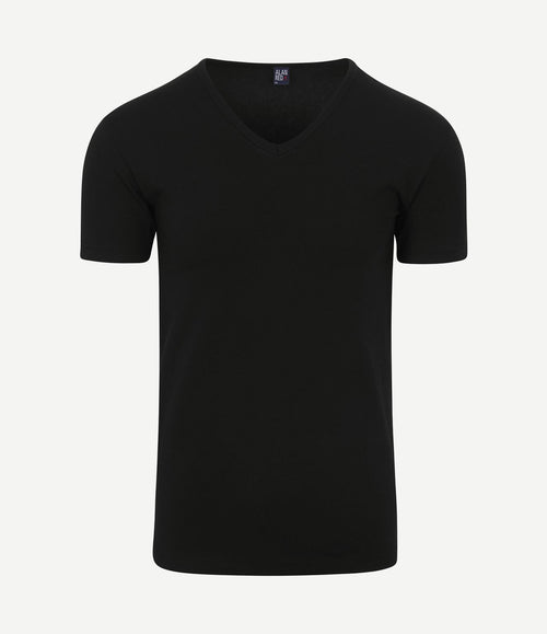 Oklahoma t-shirt stretch zwart (2-pack)