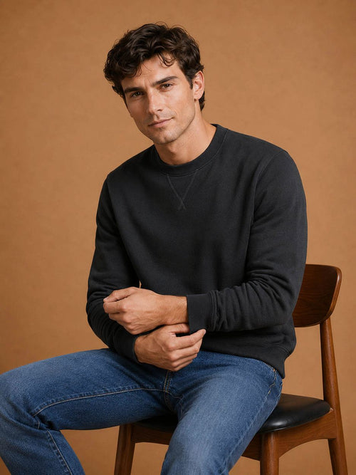 The george sweater zwart